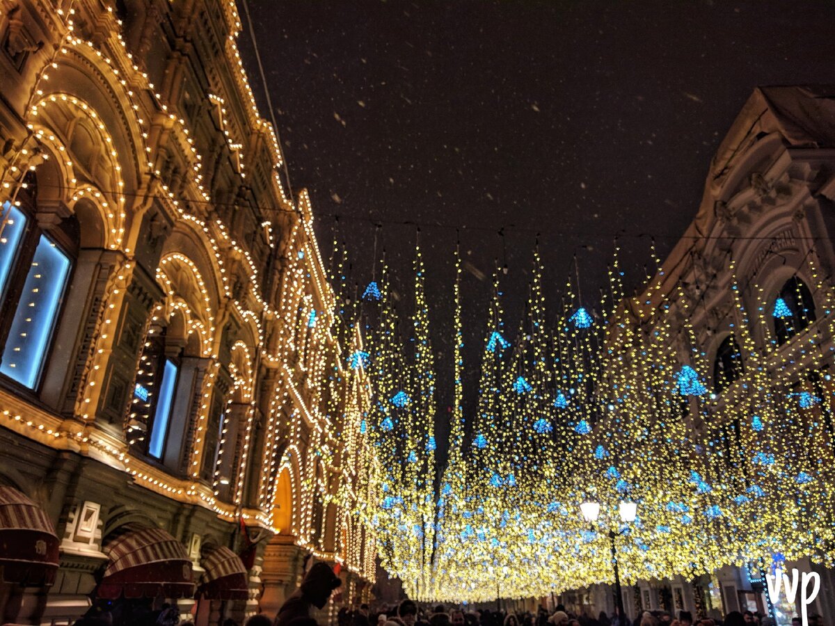 никольская улица москва вечером