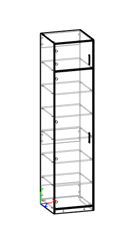 Это левая секция шкафа