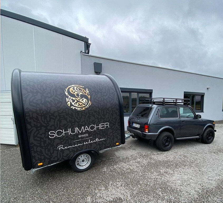 «Нива» с прицепом Ральфа Шумахера