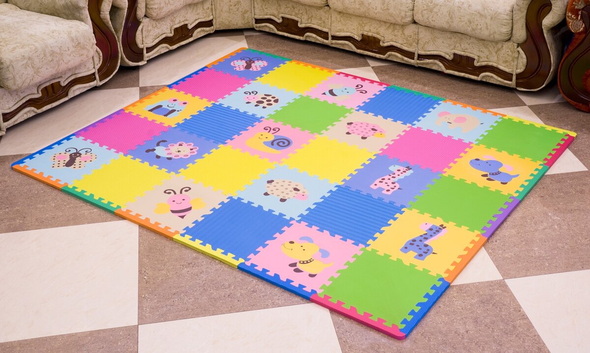 Коврик-пазл с кантом. Фото взято из Интернета