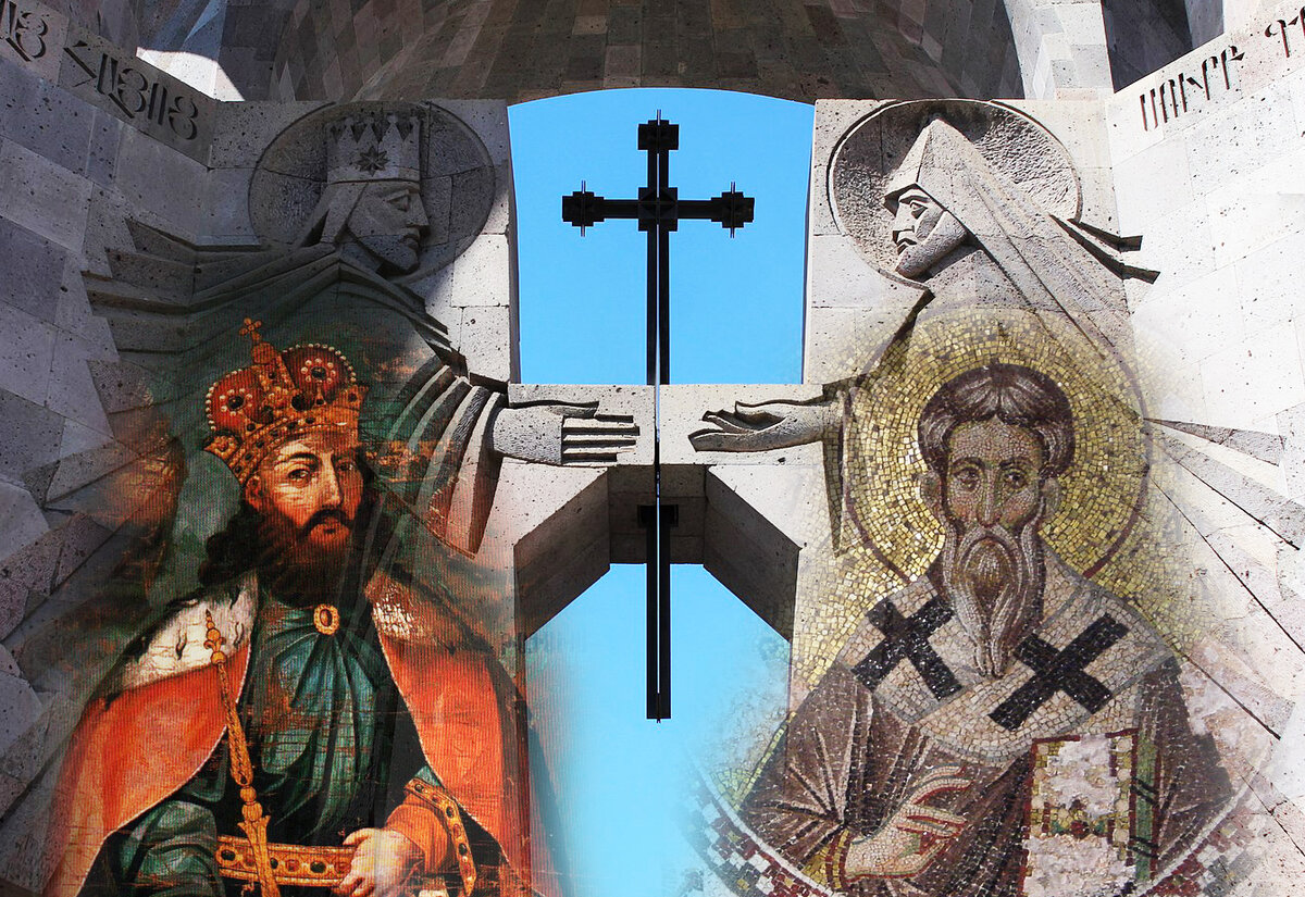 Трдат III Великий и Григорий Просветитель