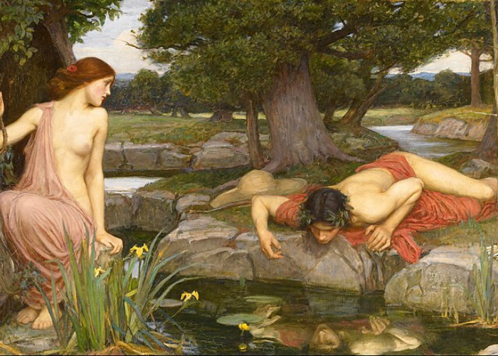 Нарцисс и Эхо (использовано фото с wikipedia.org)