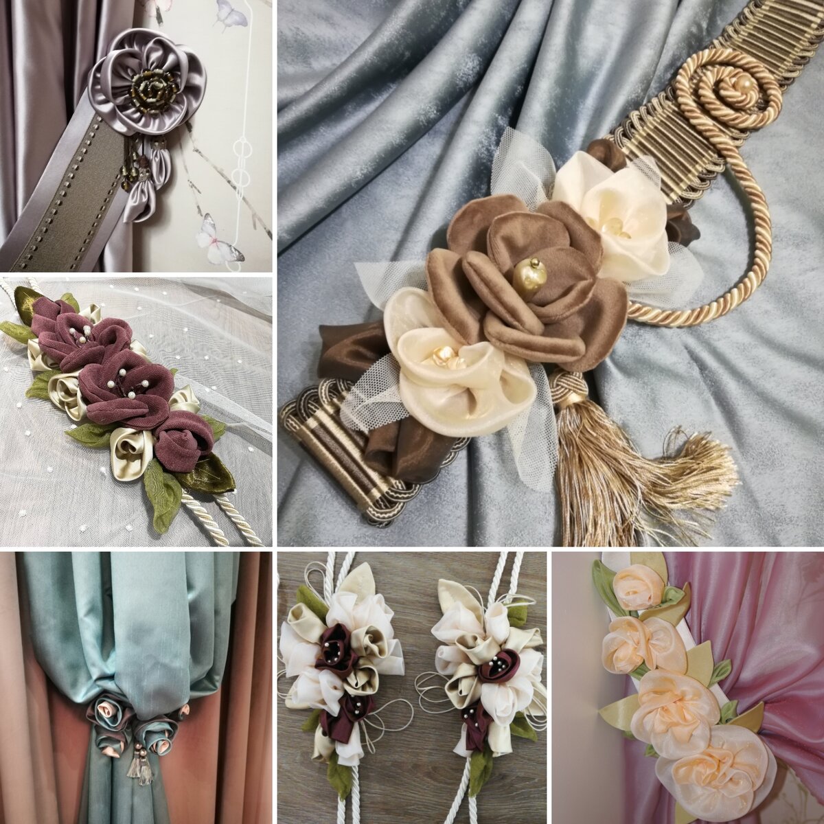 Эксклюзивные подхваты для штор