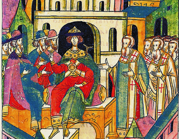 Венчание на царство. Фото: https://cyrillitsa.ru/wp-content/uploads