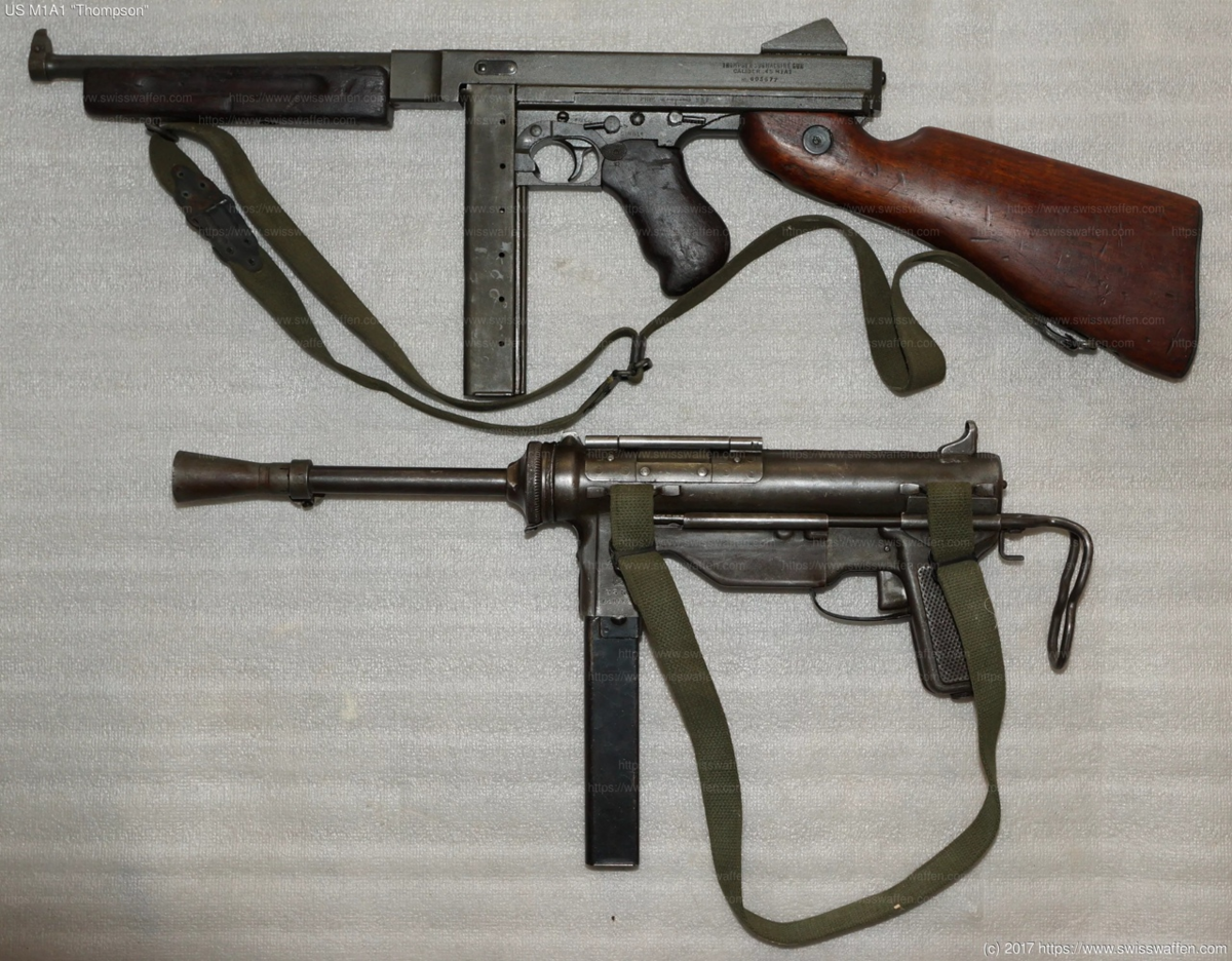 Пп второй мировой. M3 Grease Gun. M3a1 Grease Gun. Пистолет-пулемет m3 "Grease Gun". ПП м3а1 Гриз Ган.