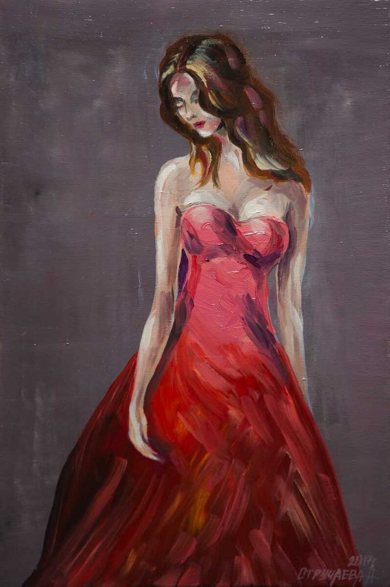 девушка в томлении и ожидании любви