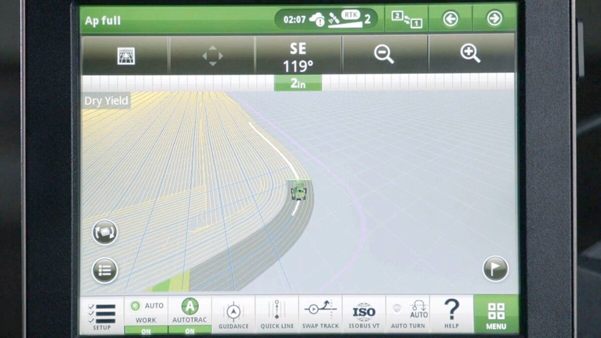 Фото: Официальный сайт John Deere John Deere представила систему AutoPath