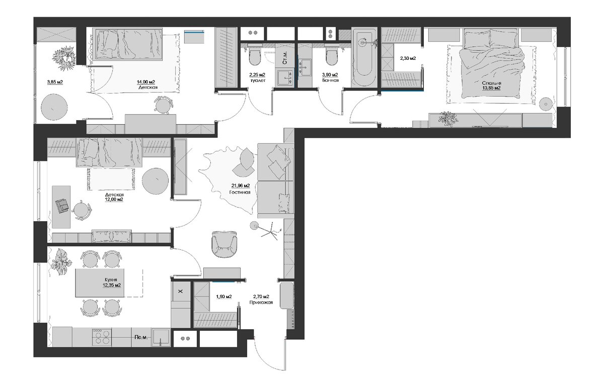 Планировочное решение