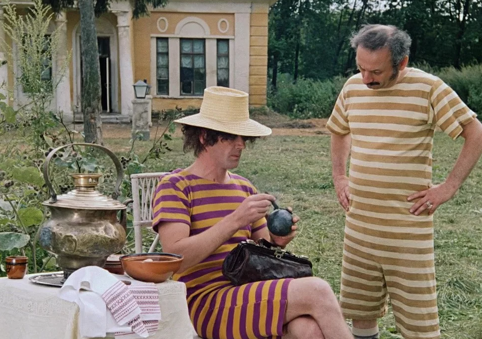 Александр Абдулов и Семен Фарада - часть россыпи кинозвезд, которая принимала участие в съемках фильма "Формула любви".