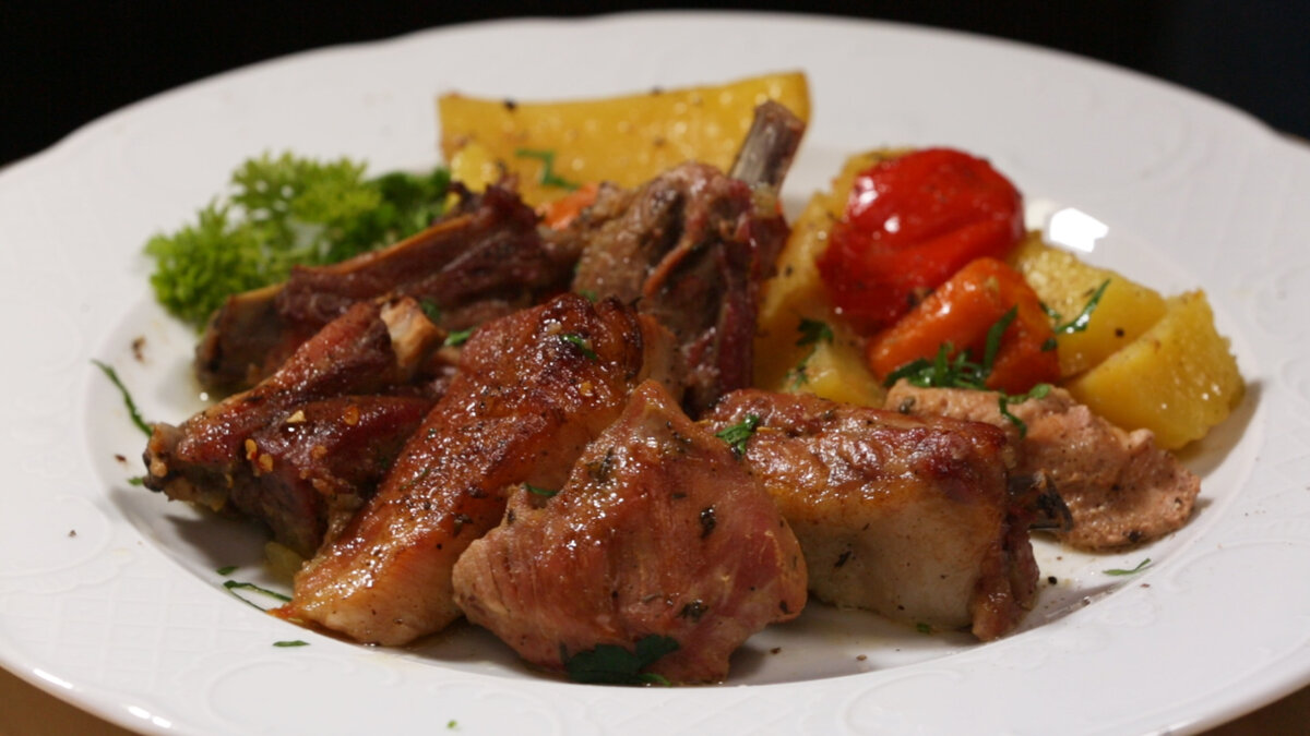 Вариант сервировки готового блюда