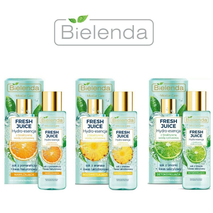 Тоник для лица bielenda. Bielenda Fresh Juice Hydro Essence. Bielenda Fresh Juice. Bielenda Fresh Juice Hydro esencja. Bielenda Fresh Juice Hydro Essence with Bioactive Citrus Water 110ml.