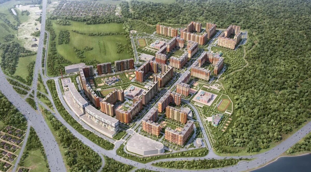 Фото томилино московская область Жилой комплекс для тех, кто ценит экологичное окружение - "Томилино Парк" uHome 