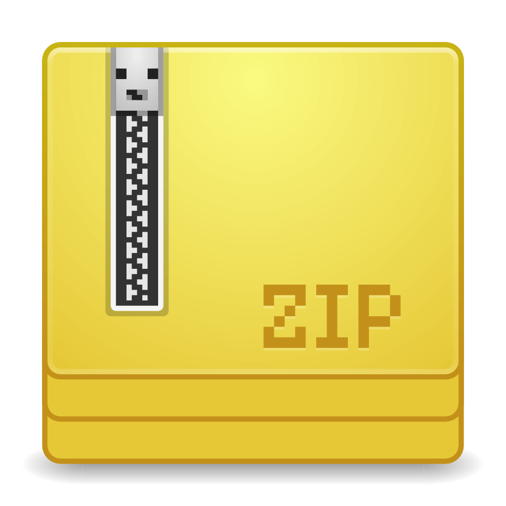 Pack file zip