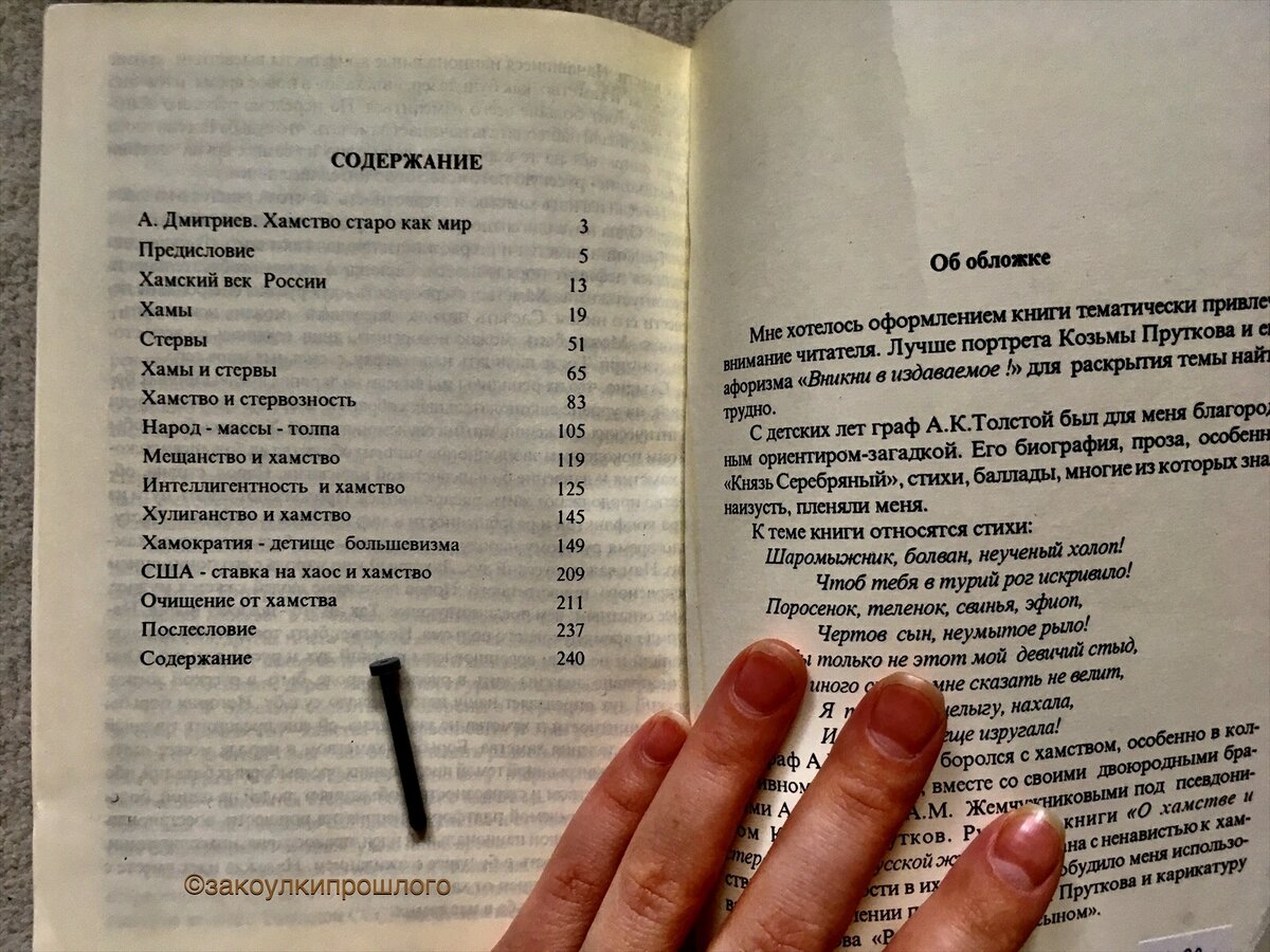 Содержание интригует! (фото автора) 