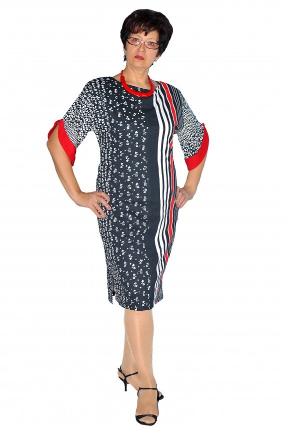 Трикотажное   платье.