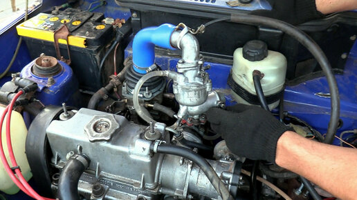 Поставил карбюратор от мотоблока на оку, для экономичности и повышения ...