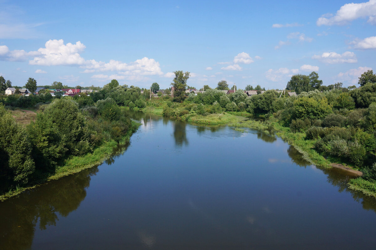 Река Которосль в Гаврилов-Яме 