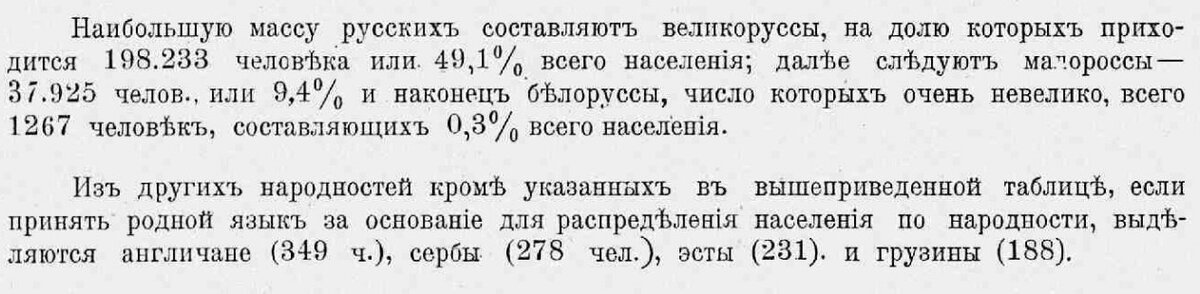 Из пояснения к переписи в г.Одессе. Источник изображения: http://russkievesti.ru/novosti/istoriya/nikaki-ukrainczev-v-kievskoj-odesskoj-i-arkovskoj-guberniya-ne-byilo.html