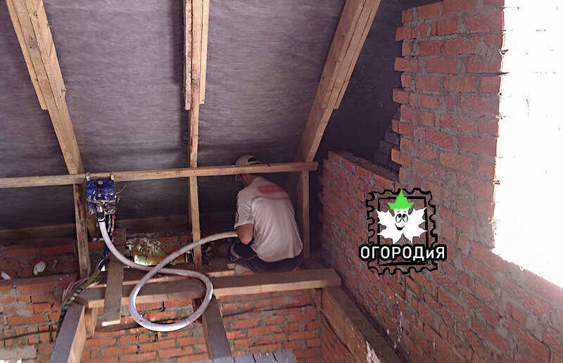 Это утепляется наш дом в Курске