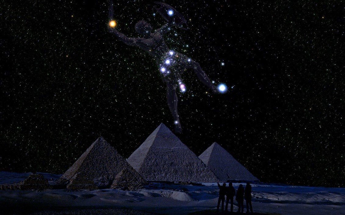 Созвездие Ореон и пирамиды