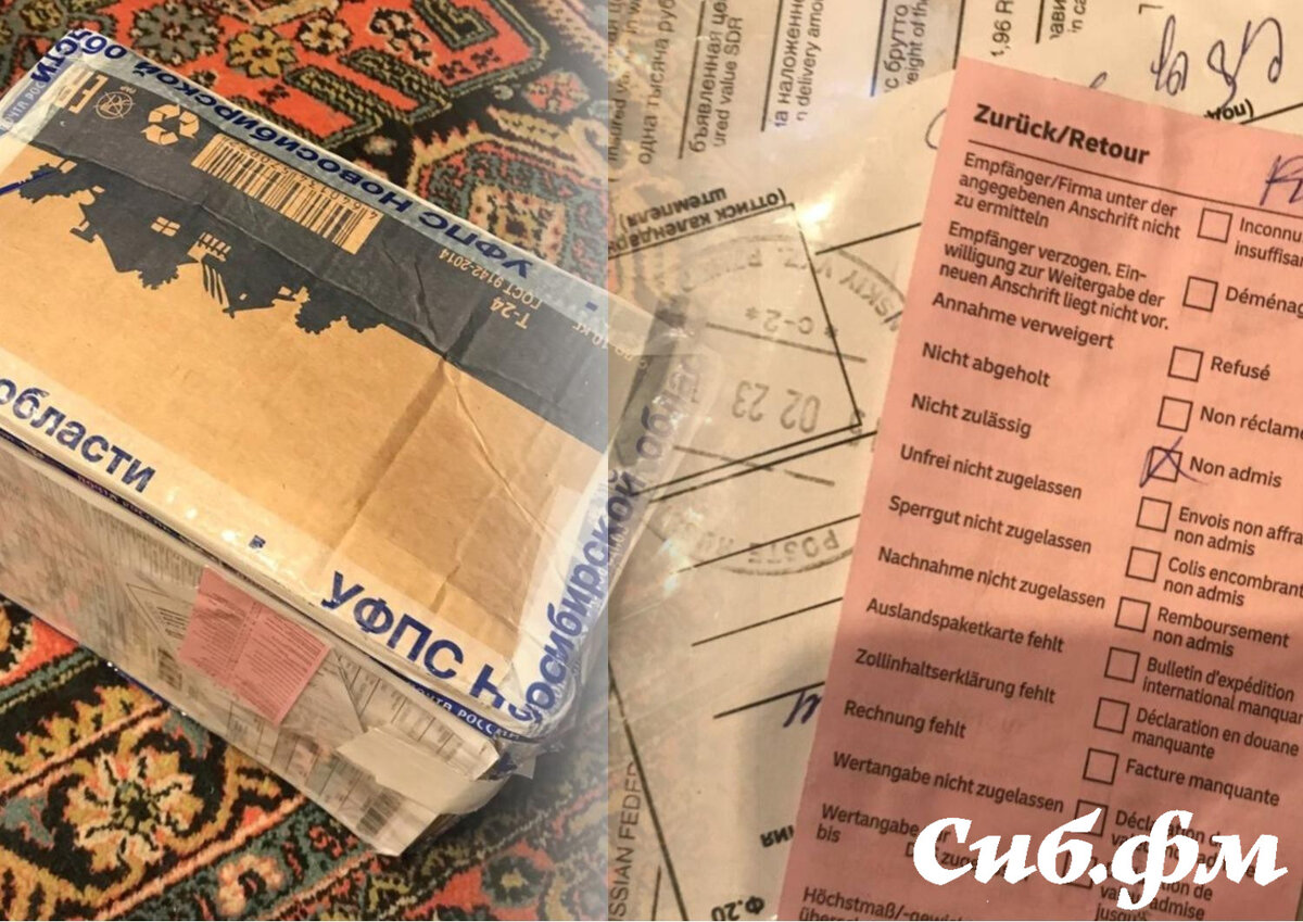 Посылка германия