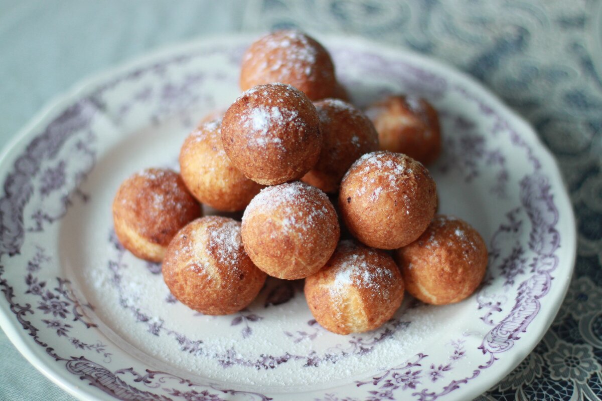 Самые вкусные на свете творожные пончики, приготовленный мной