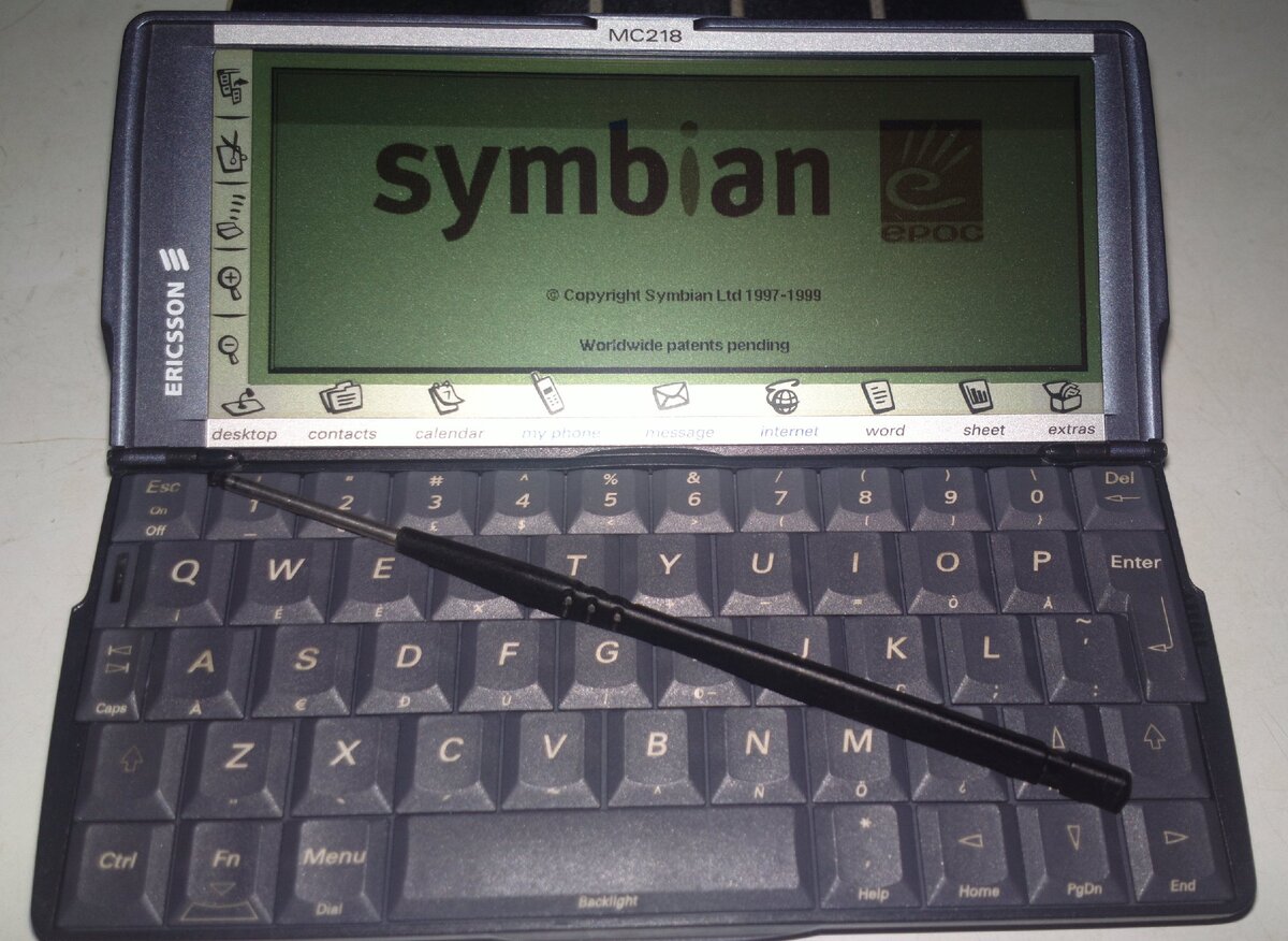 Ericsson MC218 под управлением OS Symbian