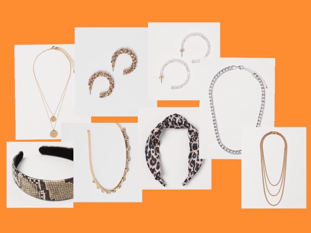 Аксессуары до 1000 рублей из H&M и Stradivarius 