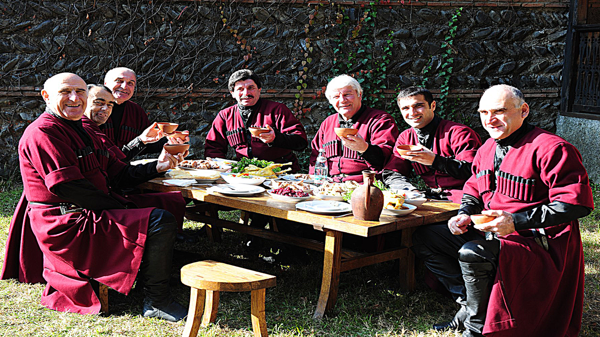 кавказское застолье