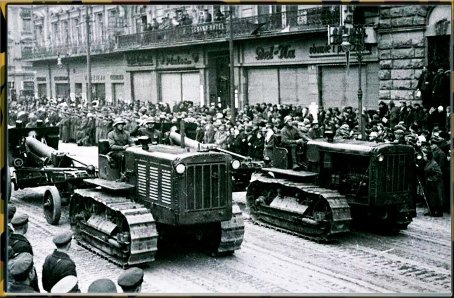 Красная армия входит во Львов, 1939 год