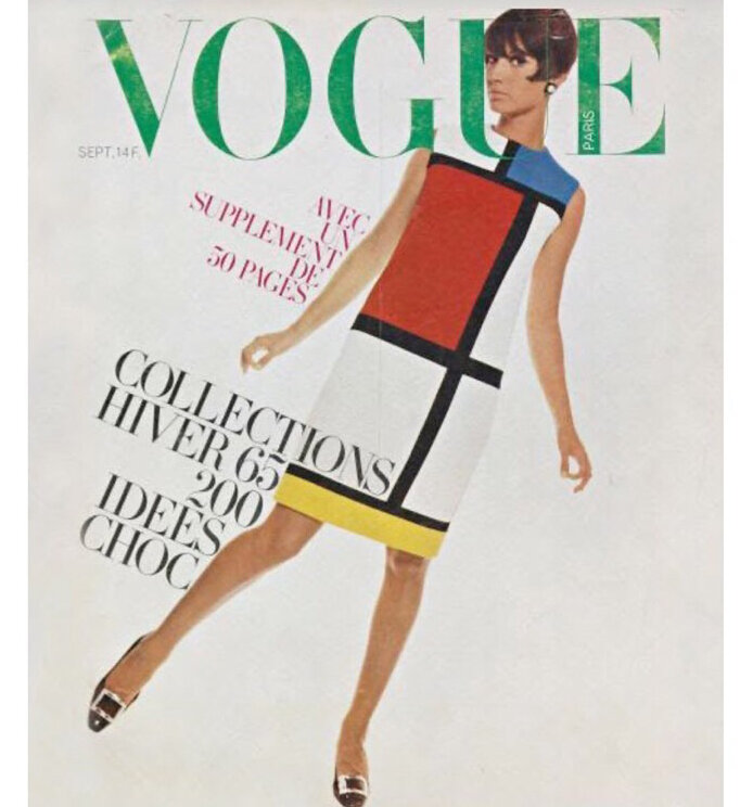 Обложка журнала Vogue 1965 год.