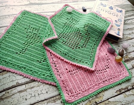 Филейные салфетки с котиками