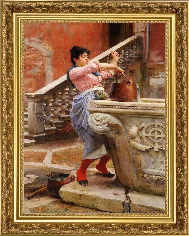 "Молодая венецианка у фонтана", 1832