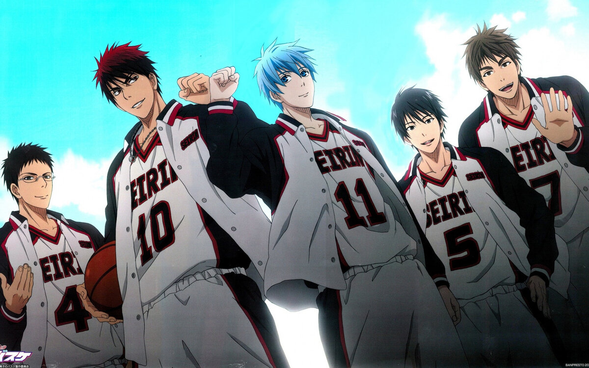 Кадры из аниме "Баскетбол Куроко" 