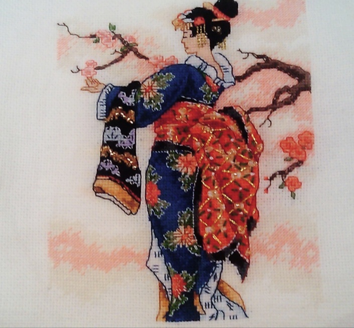 Тут тоже много металлика, но с ним уже я справлялась быстрее