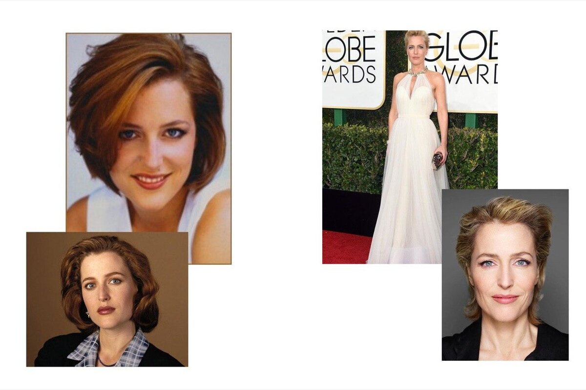 Раньше и сейчас Джиллиан Андерсон