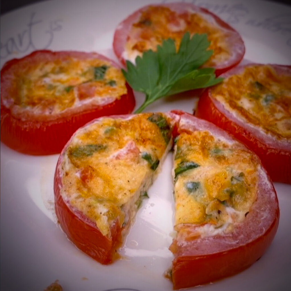 Томатная яичница.