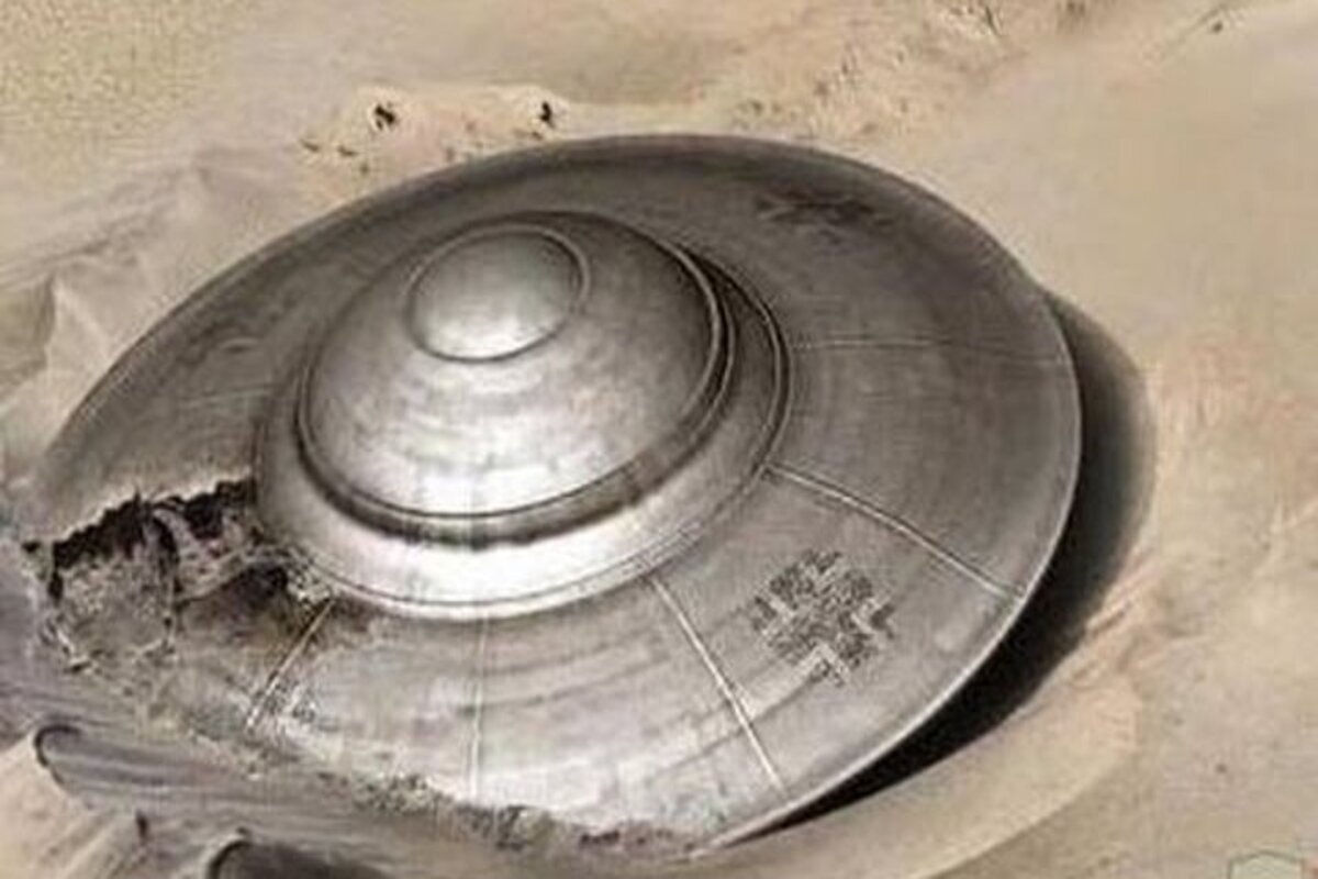 Крушение НЛО. Источник Яндекс Картинки