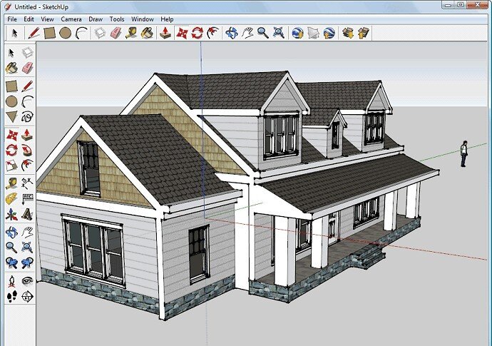 Пример возможностей SketchUp