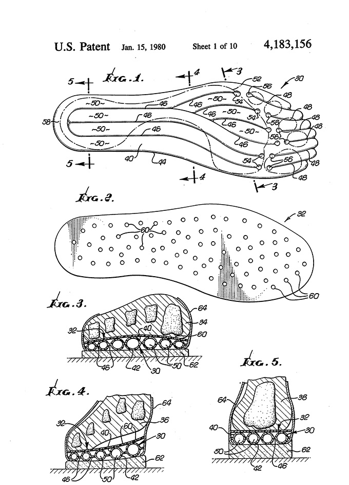 Первая страница патента 4,183,156 Фрэнка Руди.