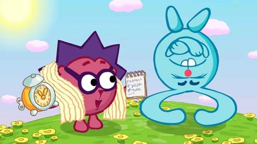 Кадр из мульт сериала "Смешарики"