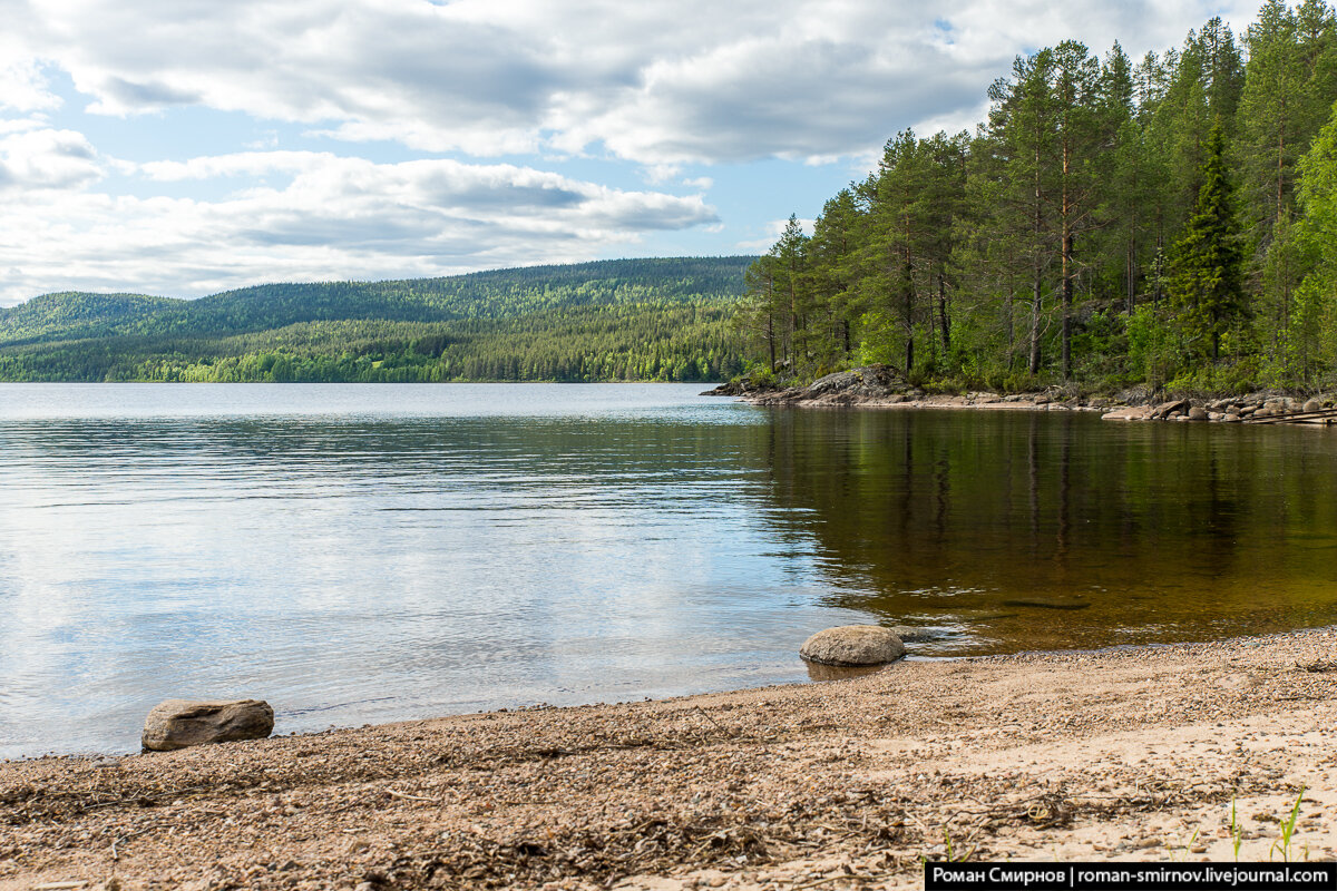 Озеро Паанаярви. Фото автора. 