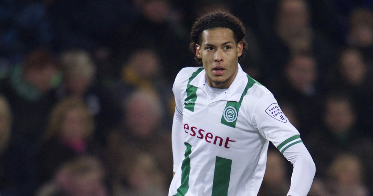                       Вирджил Ван Дейк в матче За «Гронинген».