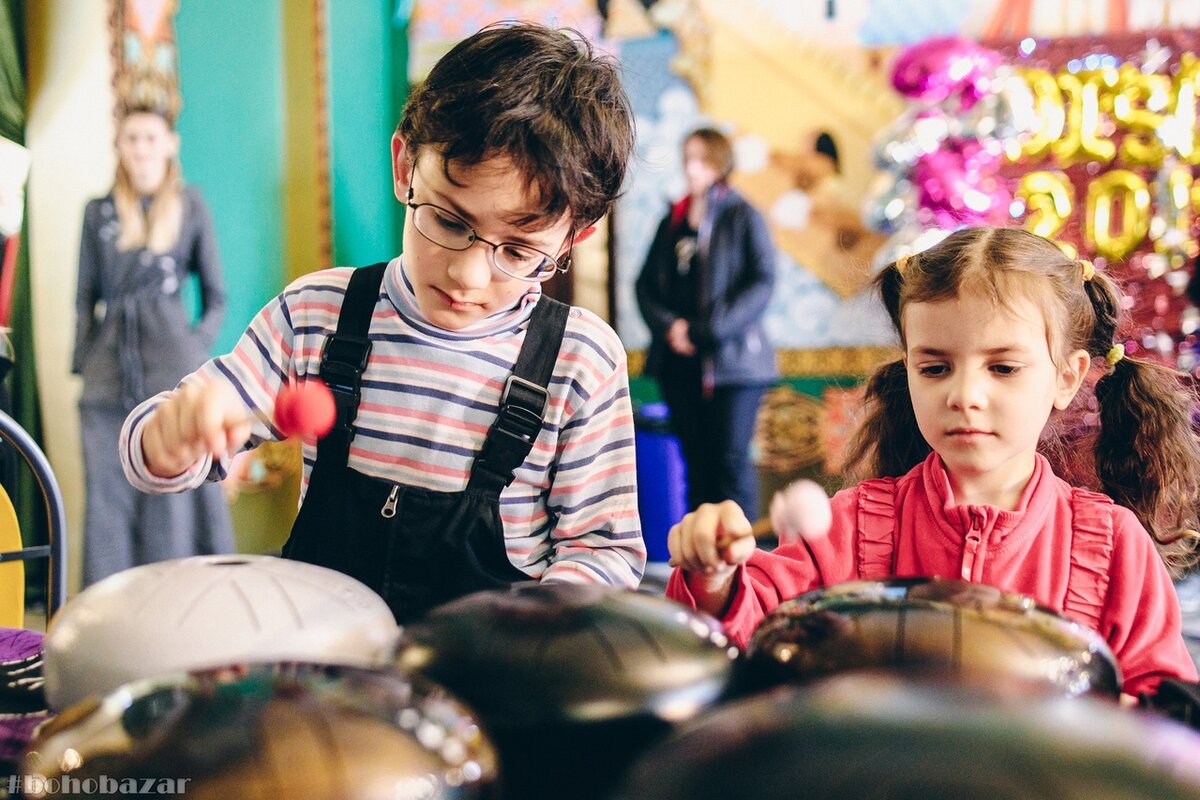 Импровизация деток на глюкофоне