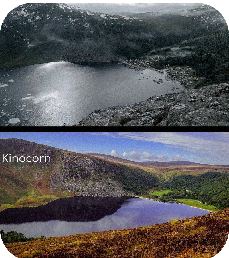 Город "Каттегат"  в сериале расположен на этом месте.