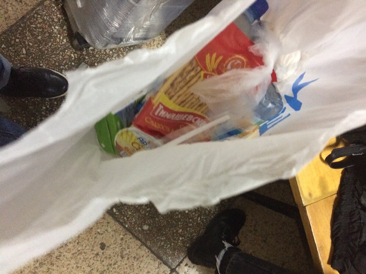 Еда в гостинице Артека.