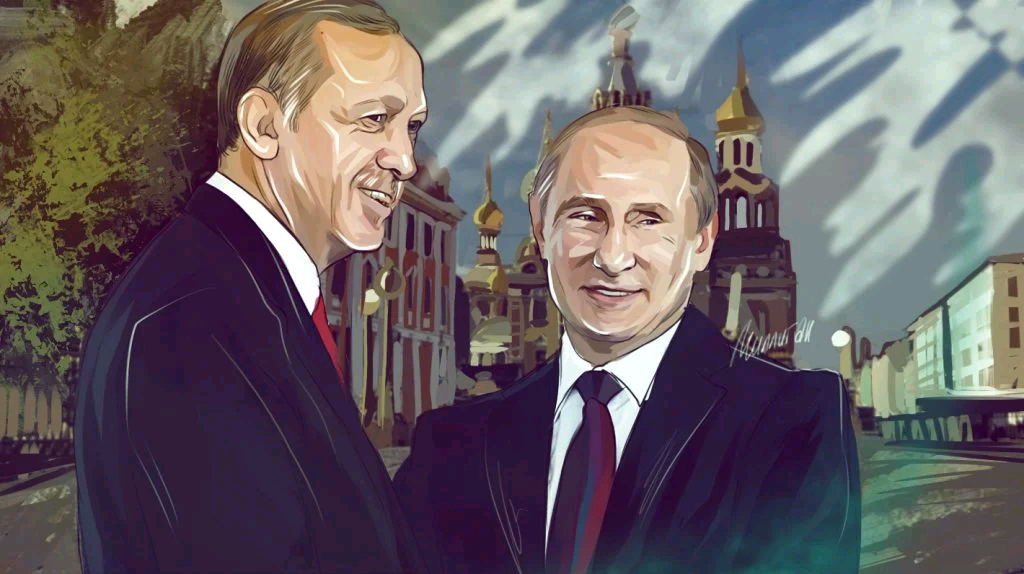 Два Президента. Мечтают ли о возрождении былых империй? Если что, то территории пересекаются! С Яндекс.Картинки.