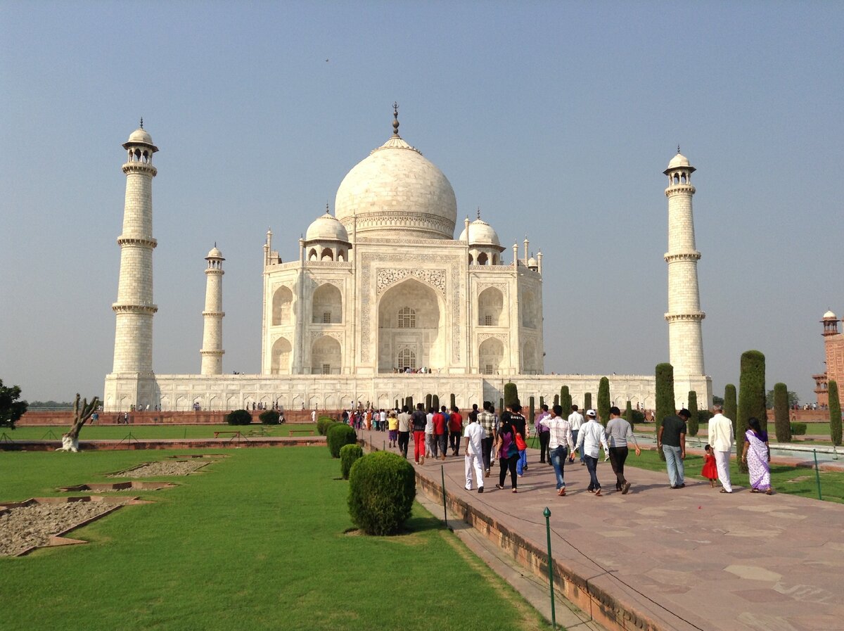 Тадж-Махал. В Индии очень популярен внутренний туризм