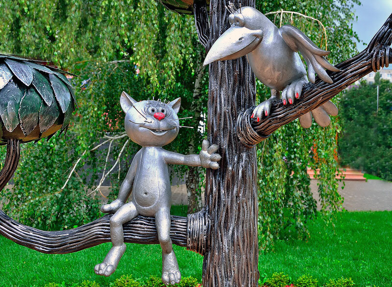 ФОТО ИЗ ИСТОЧНИКА http://rossija.info/goroda/voronej/kotenok-s-ulicy-lizyukova-belyy-bim-i-drugie-pamyatniki-voroneja.html