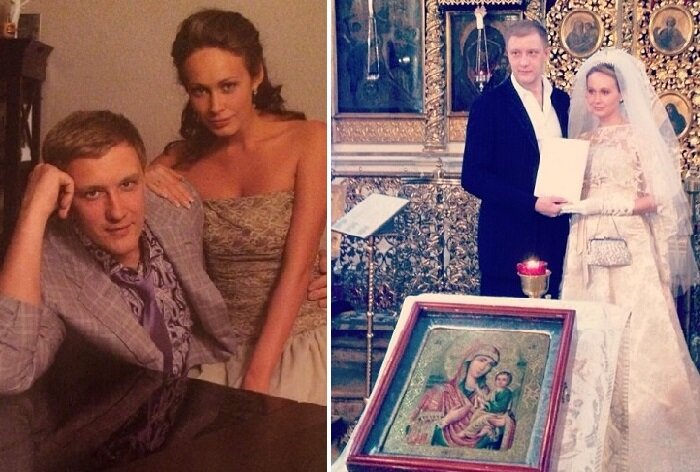 Сергей Горобченко с женой Полиной Невзоровой.